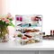 Casafield Acrylic Cosmetic Makeup Organizer & Jewelry Storage Display Case - 4 Large, 2 Small Drawer Set - Clear